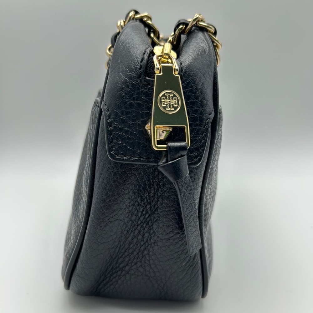 Tory Birch Thea Chain Shoulder Crossbody Black EUC - Picture 9 of 12